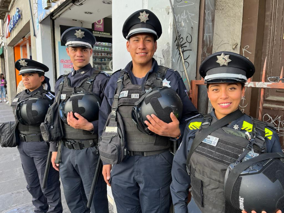 Grupo de Policía local de Puebla