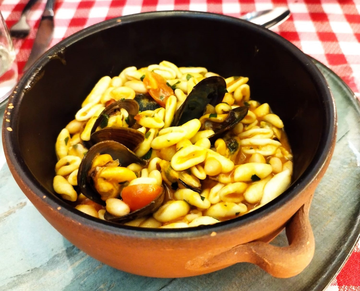 Cavatelli de cozze y fagioli  Toto e Peppino