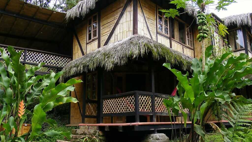 Maquipucuna lodge cabin outside