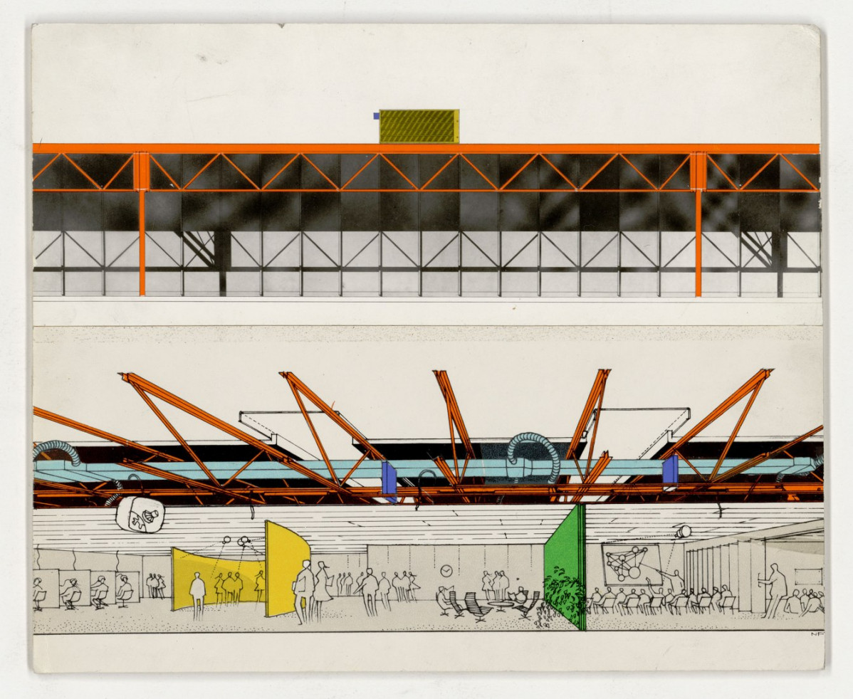 Norman foster exposicion centre pompidou