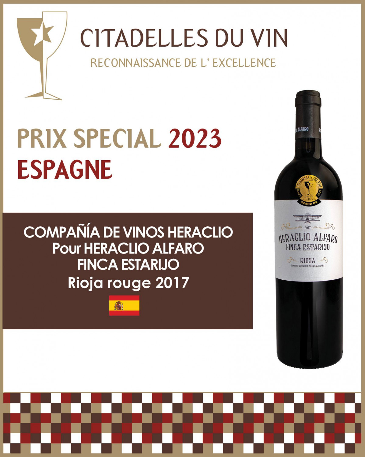 HERACLIO ALFARO FINCA ESTARIJO CITADELLES DU VIN