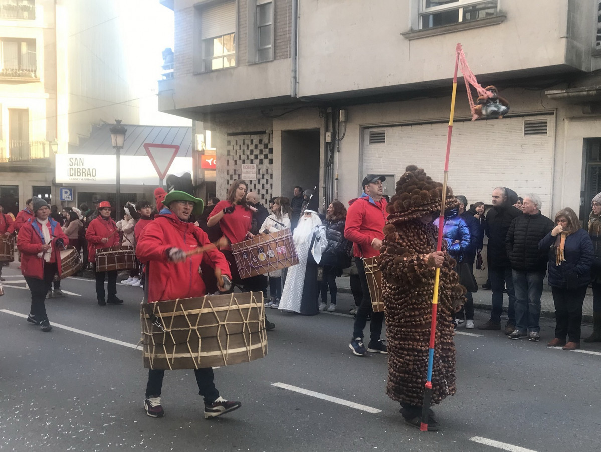 Desfile de Carnaval en Fiesta de la Cachucha de Carballiño