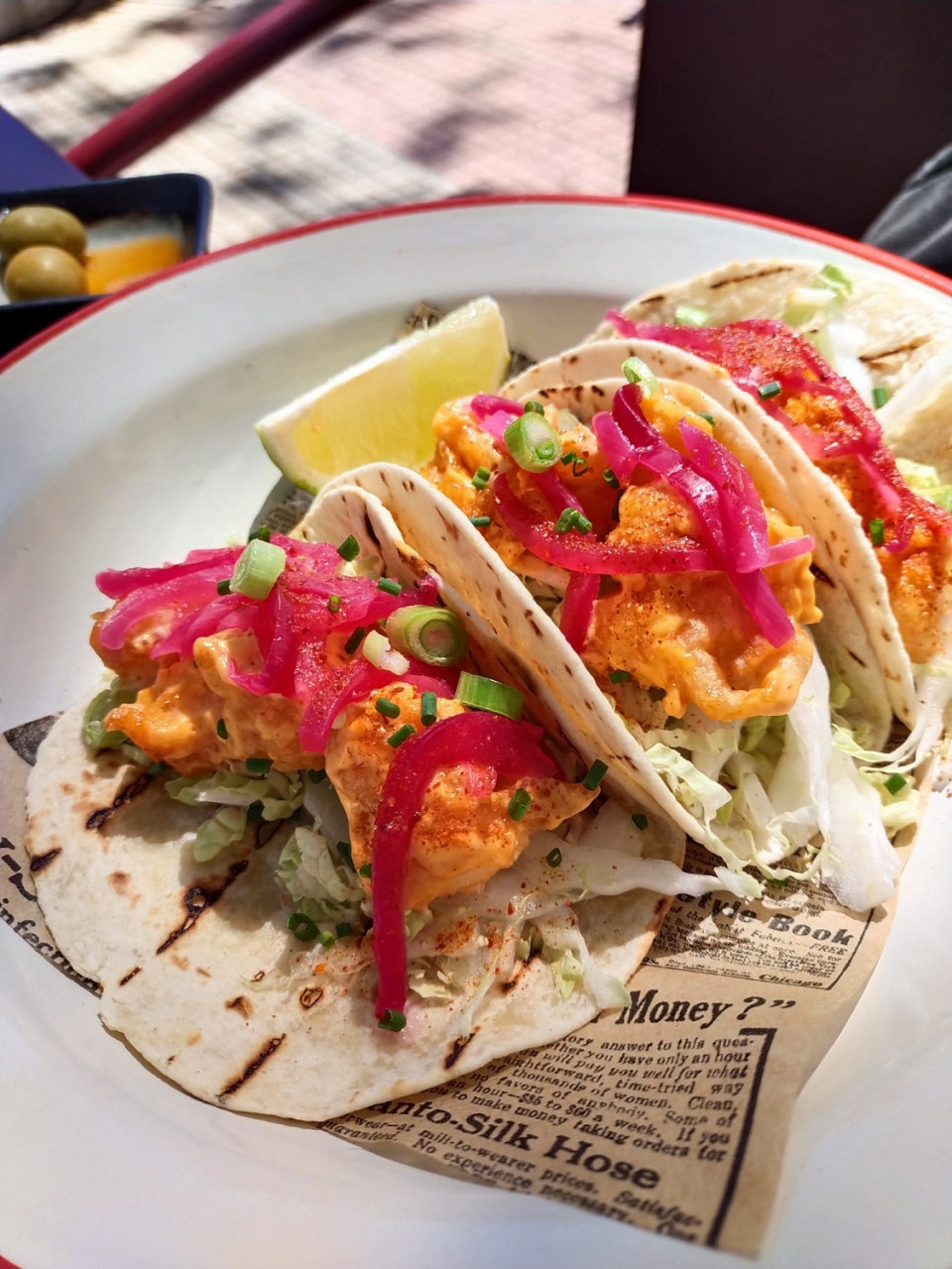 Tacos gambas Tuteo