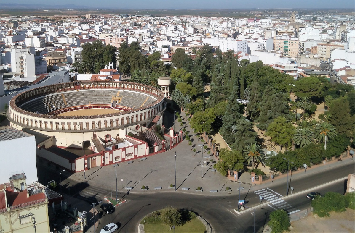 Almendralejo, Plaza de Toros y Parque de la Piedad