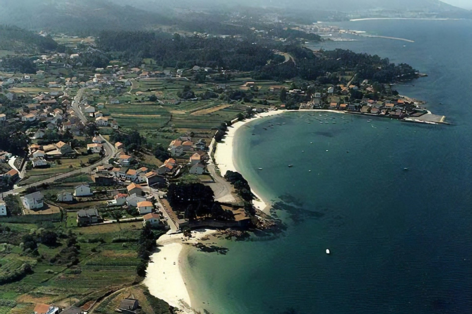 Playa de Boa, en Noia, Coruña