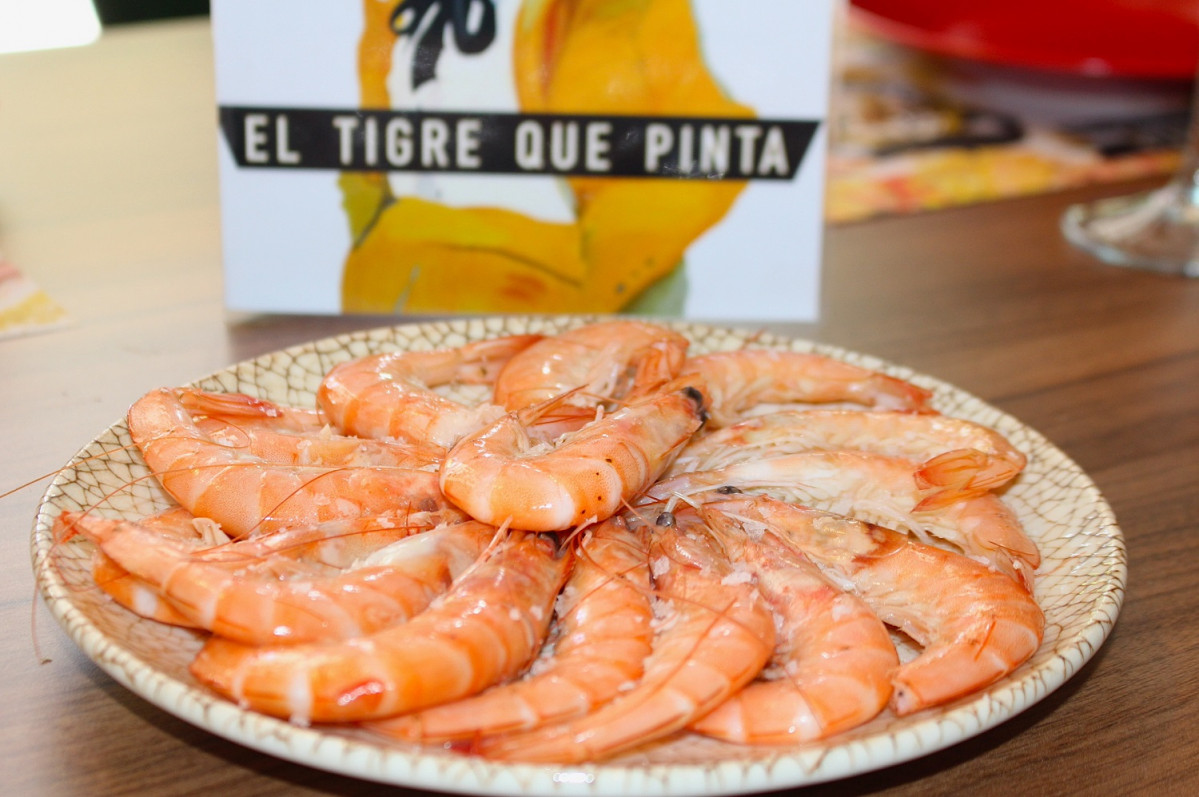 Langostinos en el Tigre que pinta