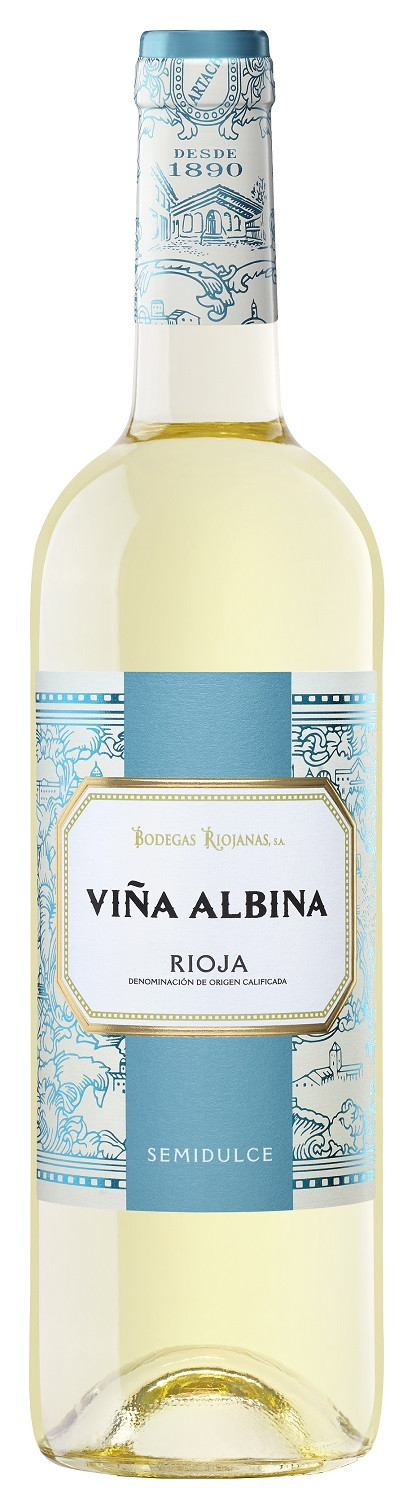 VIu00d1A ALBINA BLANCO SEMIDULCE silueta