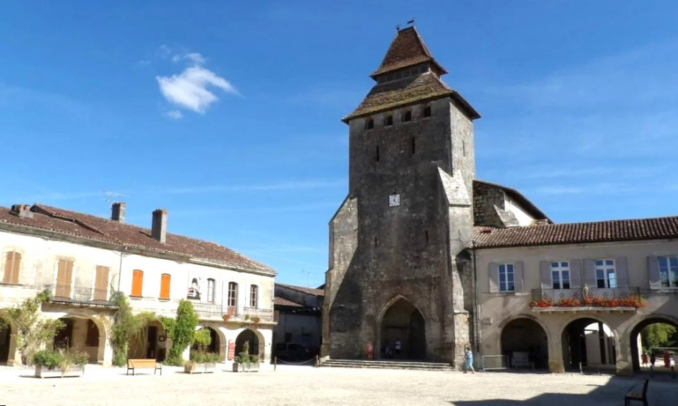 Iglesia fortaleza de Labastide d´Armagnac