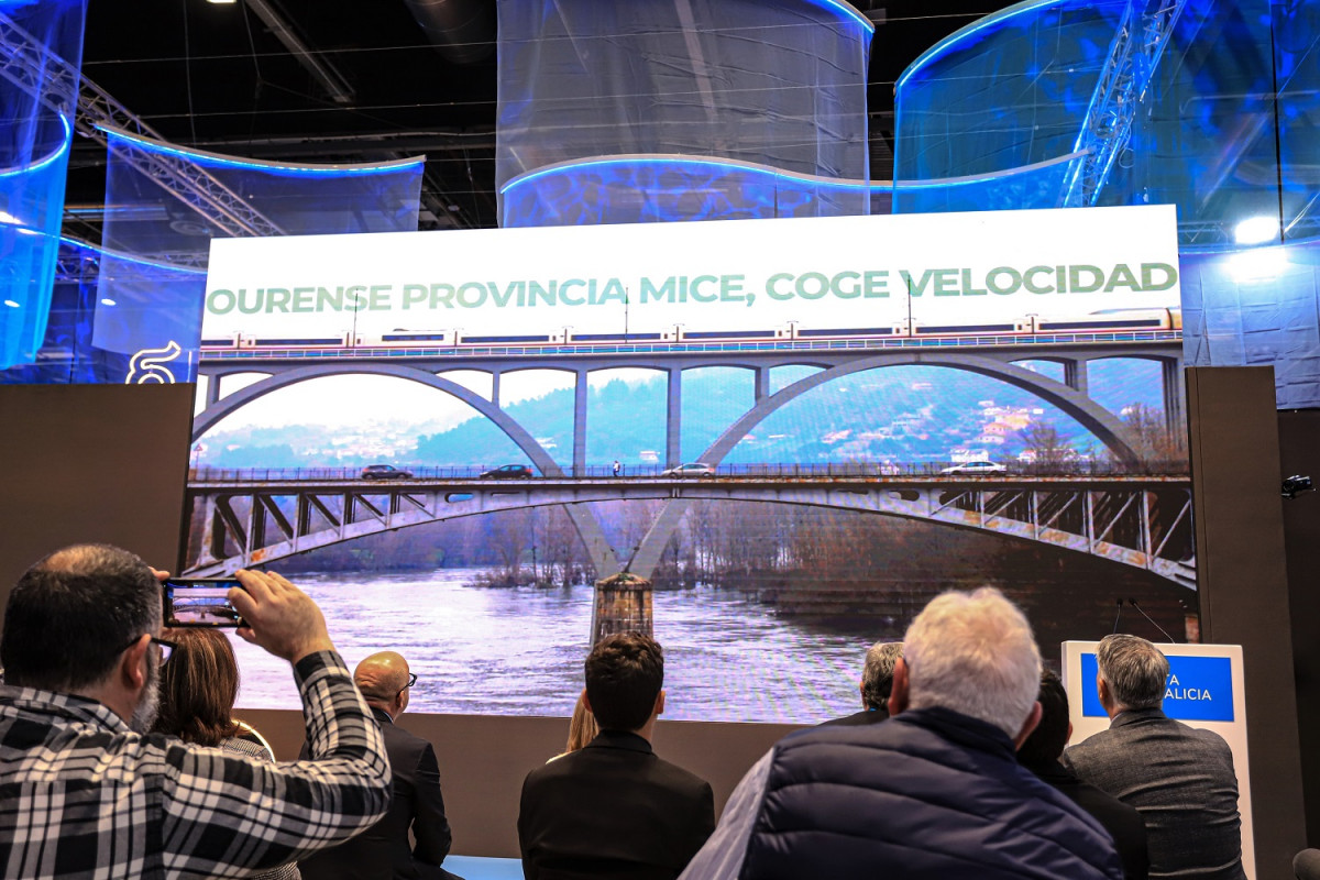 Presentaciu00f3n de Ourense provincia MICE Coge Velocidad en Fitur 2023  2