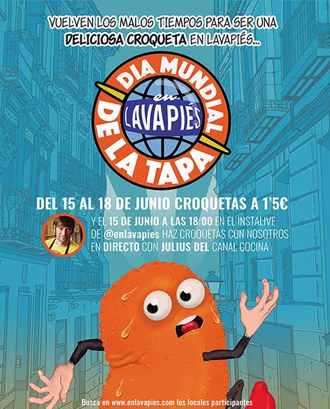 Du00eda Mundial de la Tapa y croquetas