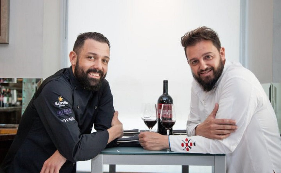 Iván Morales ( der) y Álvaro Castellano ( izq) (1)