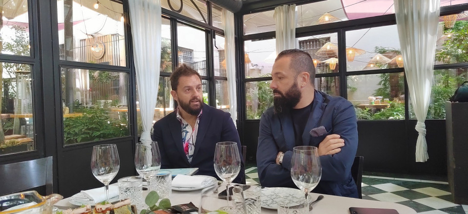 Ivan Morales ( izq) y Alvaro Castellanos