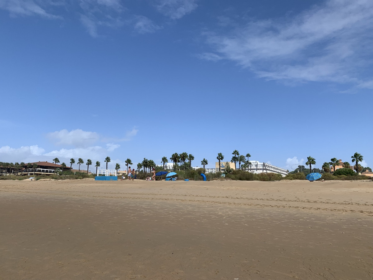 Playa de Islantilla, desde el mar