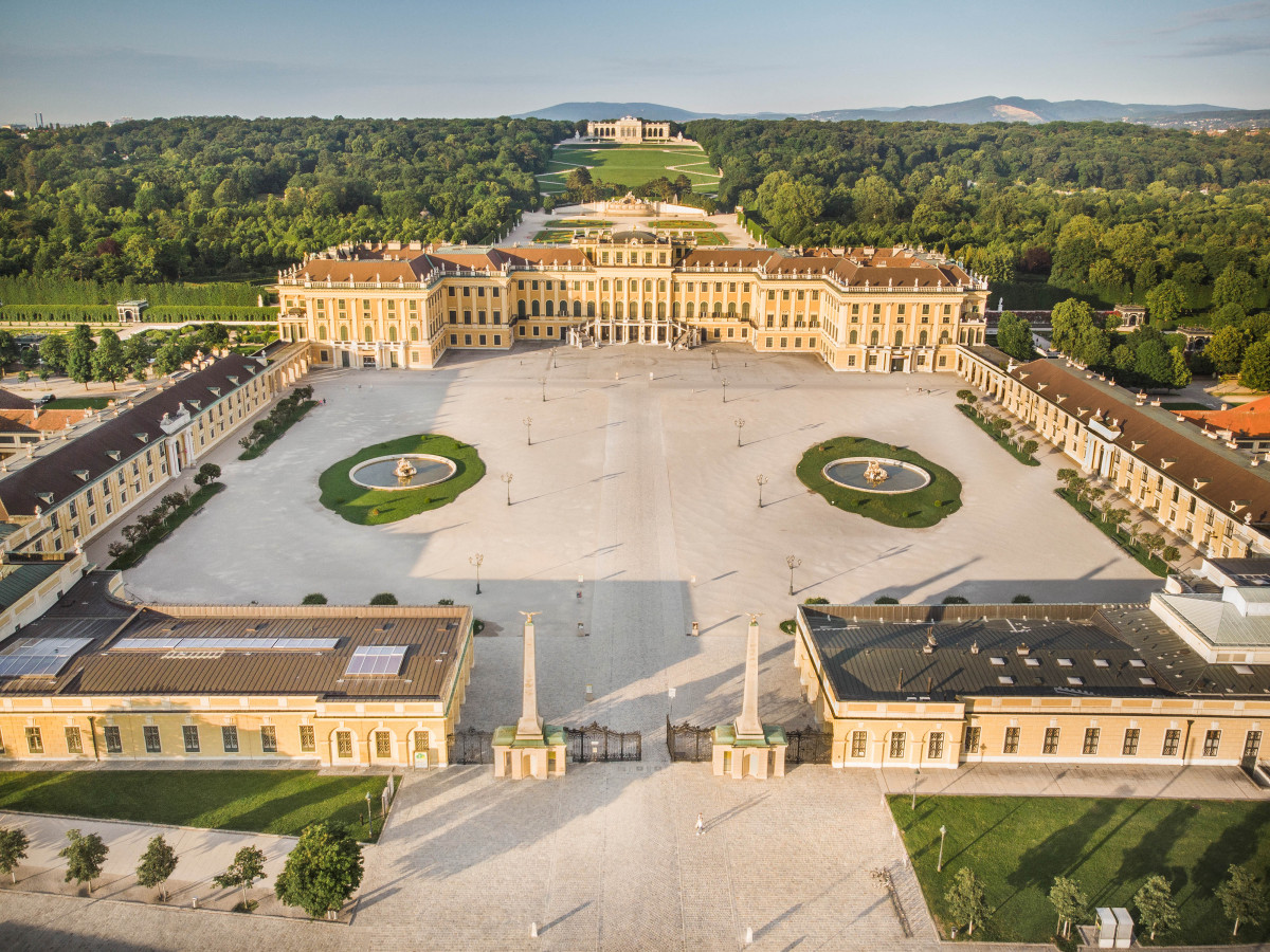 Schu00f6nbrunn desde el aireu00a9 Severin Wurnig