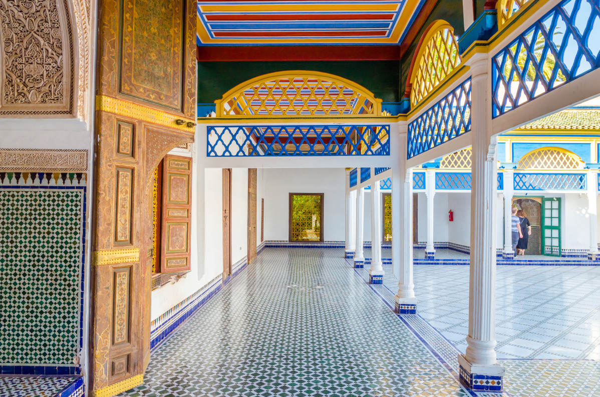 Cour du palais El Bahia, Marrakech