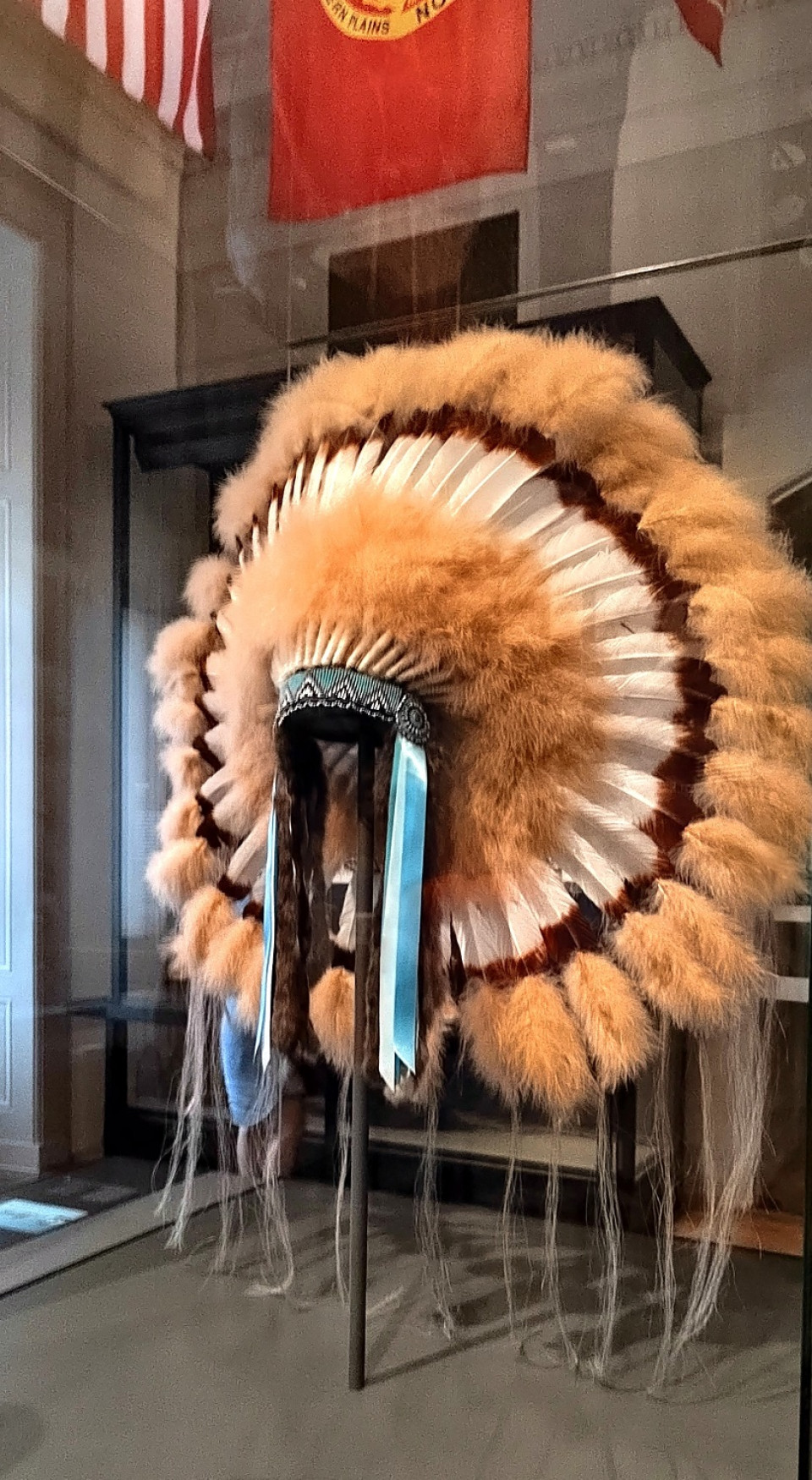 Penacho indio en el Weltmuseum