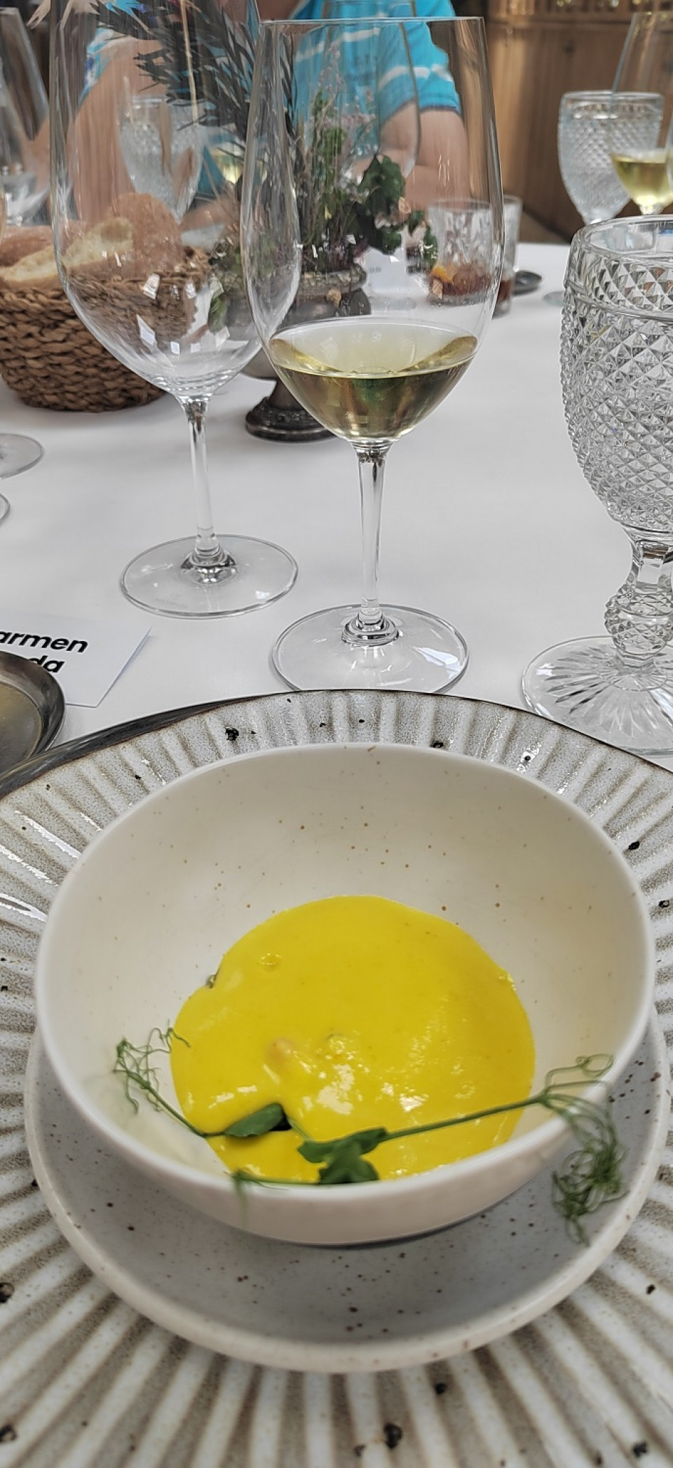 Gazpacho amarillo con Naia