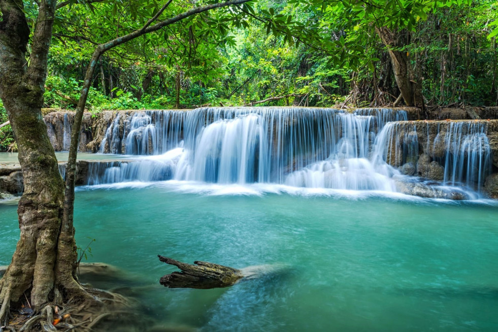 Erawan national park thailand
