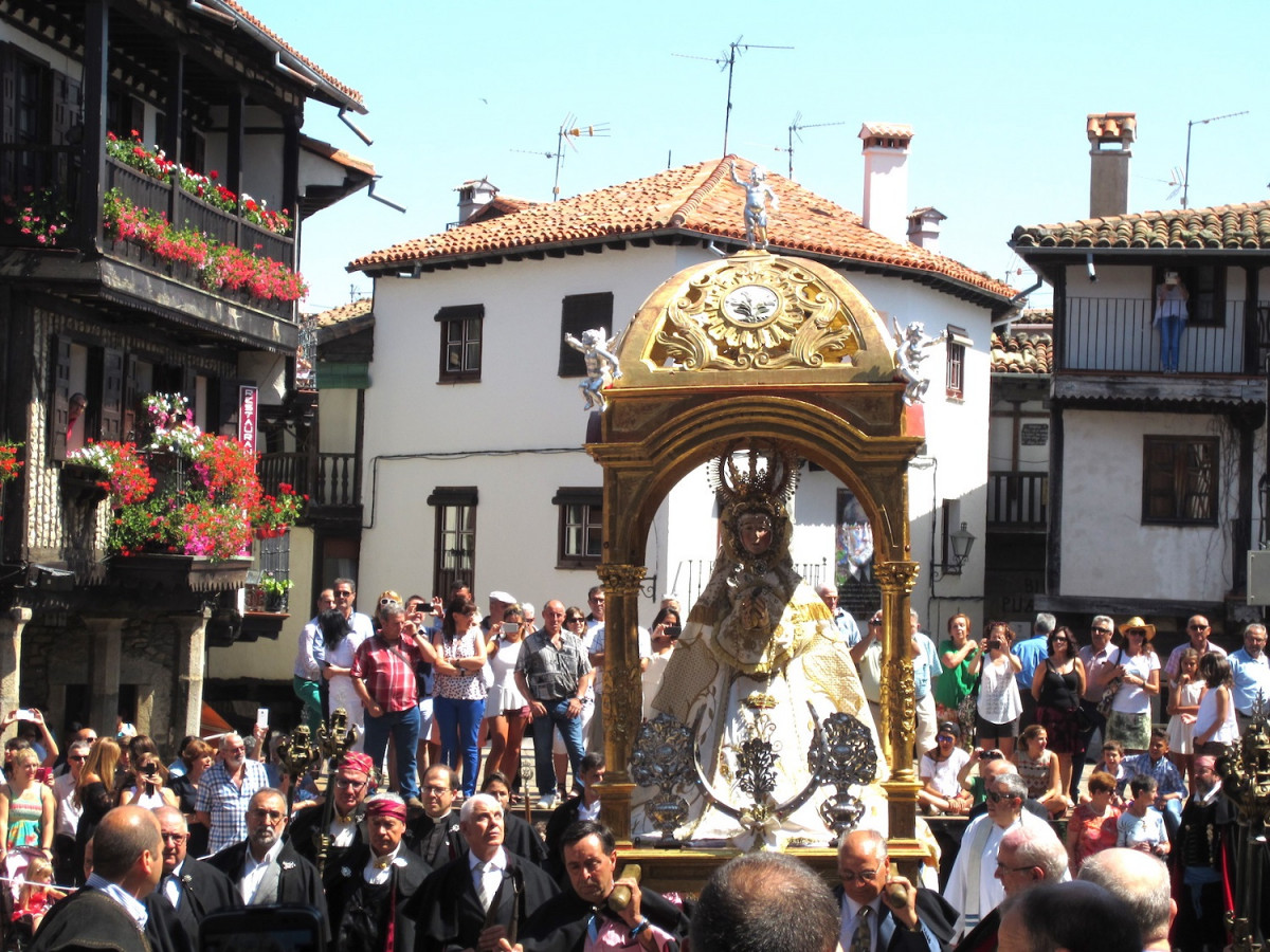 Alberca, se agasaja a la Virgen de la Asunciu00f3n
