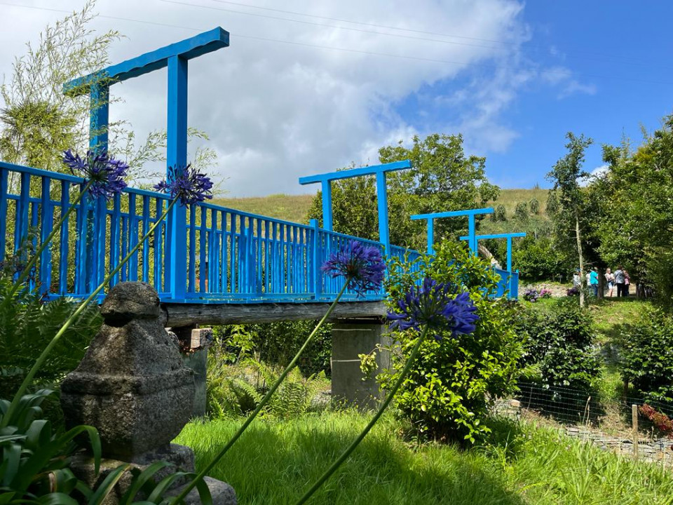 Vista del Jardin de la Fonte Baxa