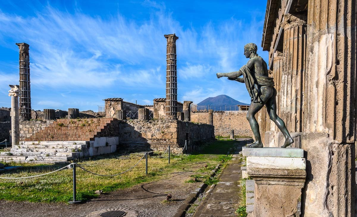 Templo apolo pompeya italia