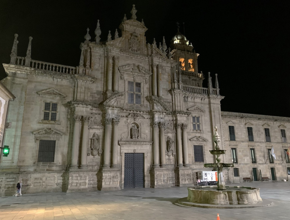 Fachada do Mosteiro de San Rosendo Celanova