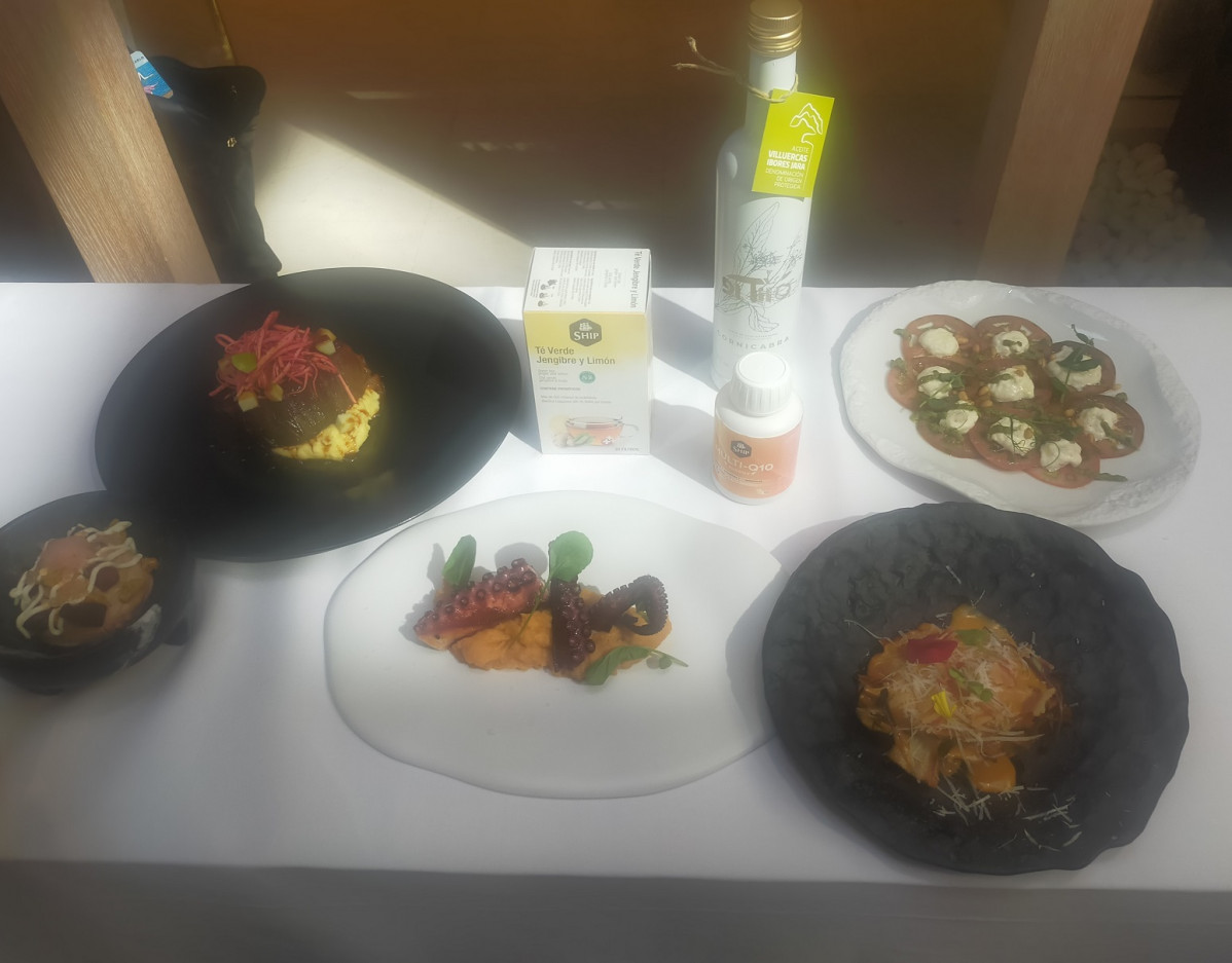 Conjunto de platos que componen el menu00fa