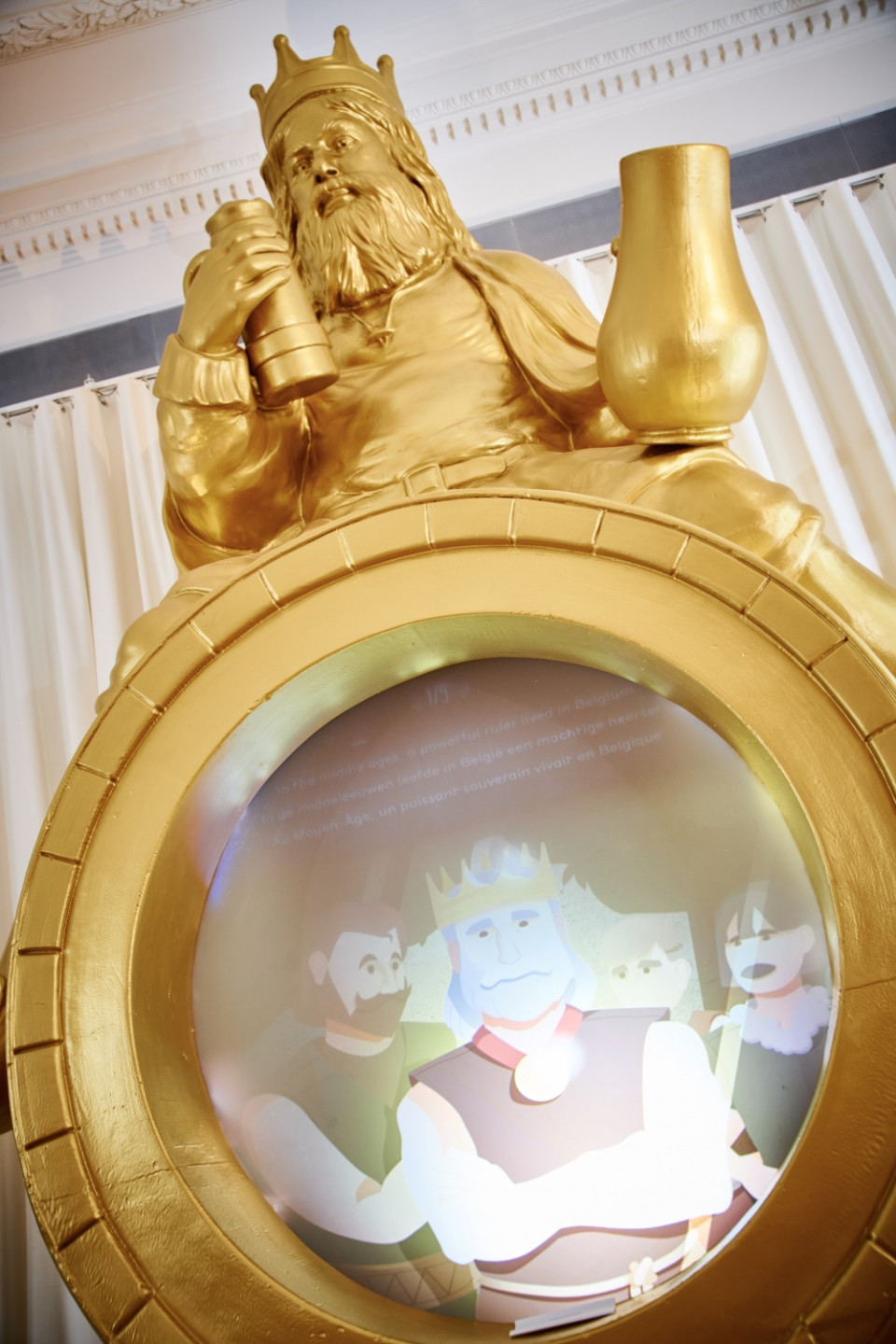 Gambrinus en Belgian Beer World  (c) RCA Bourse Beurs