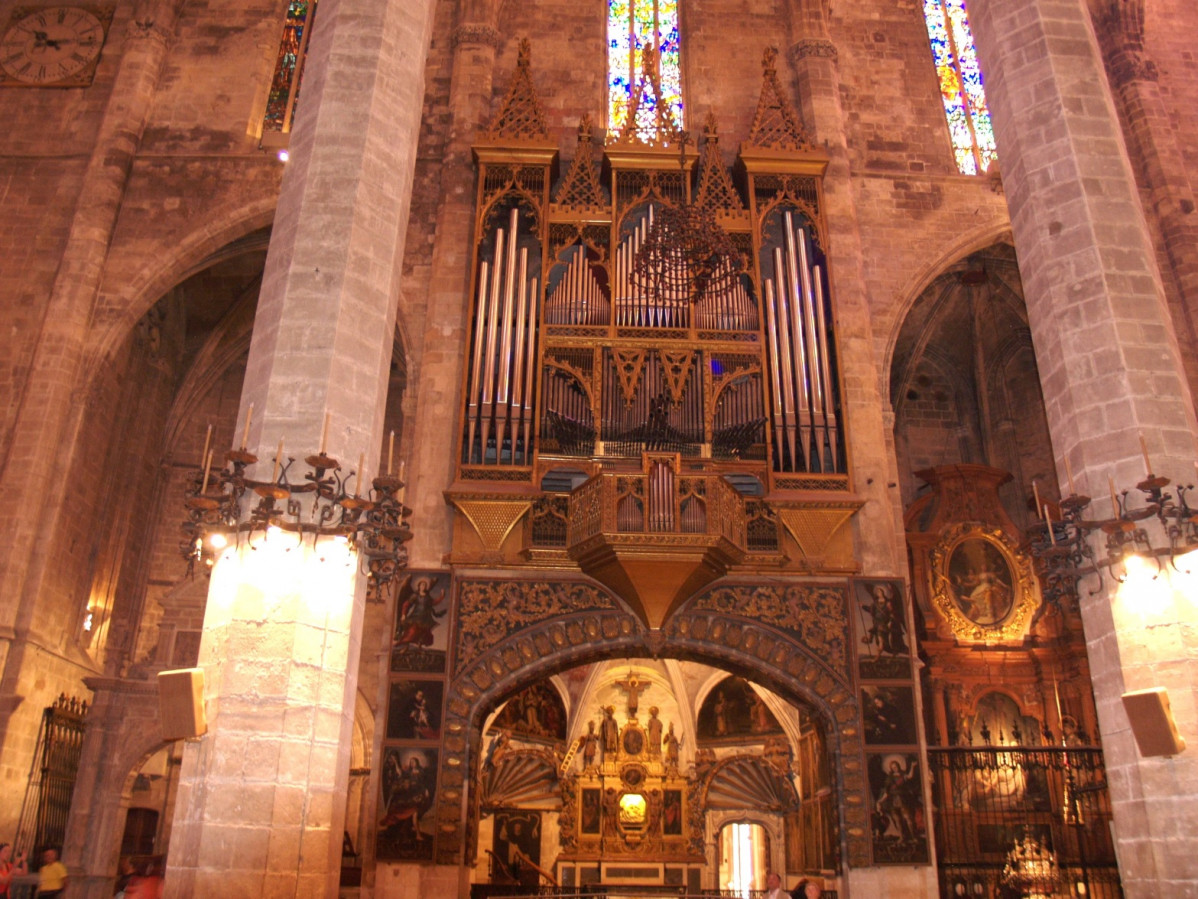 Organo de la Catedral de Palma en la Capilla de la Piedad,