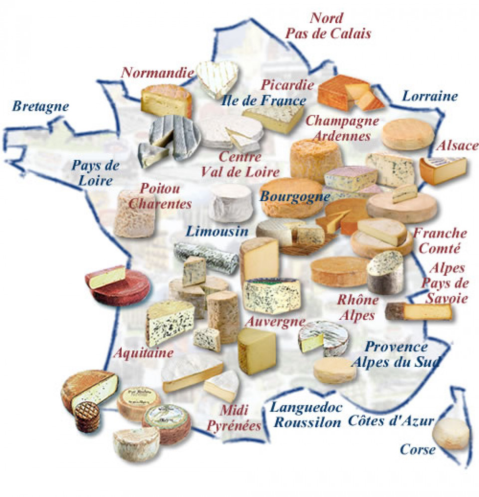 Quesos franceses