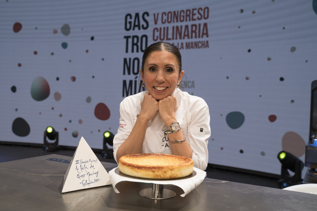 Rocu00edo Arroyo, ganadora del Concurso Tarta de queso en Culinaria