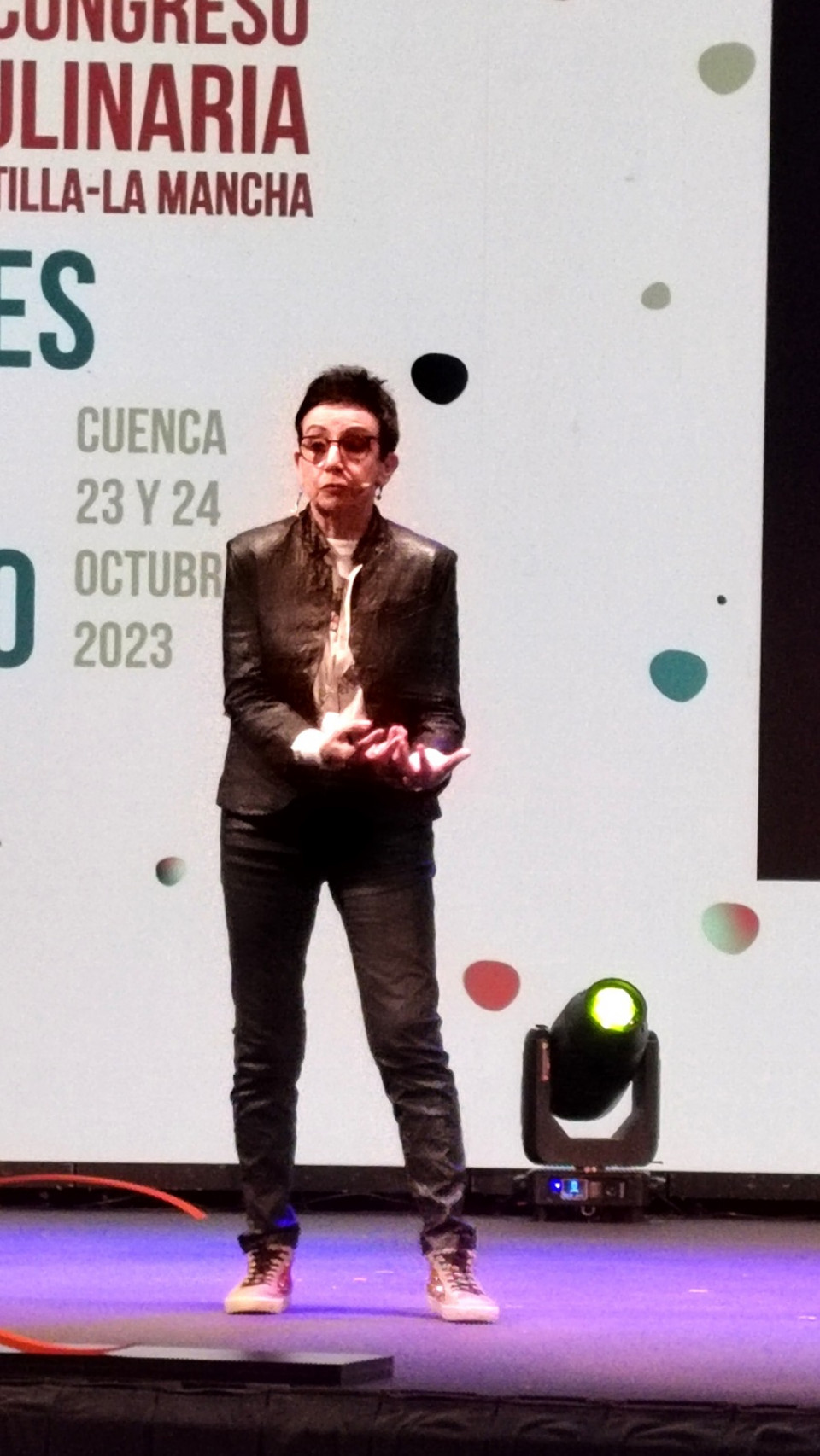 Carme Ruscalleda durante su ponencia