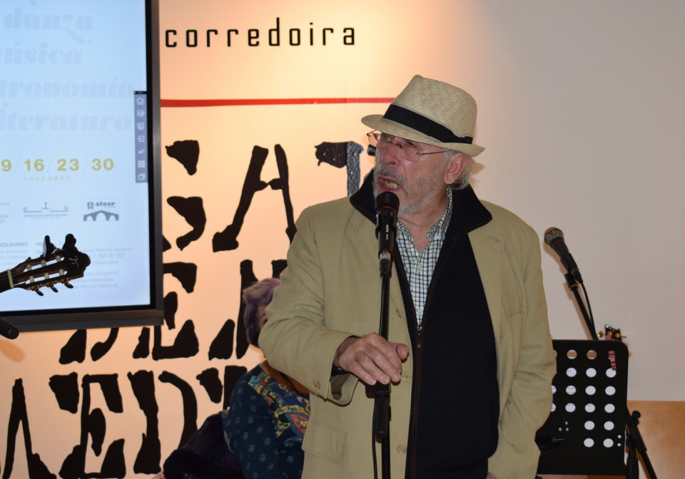 Eladio Durante la Presentacion de sus vinos