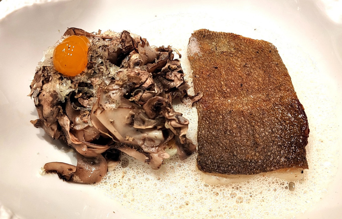 Allu00e9gorie Pescado Mar y Campo con coliflor asada