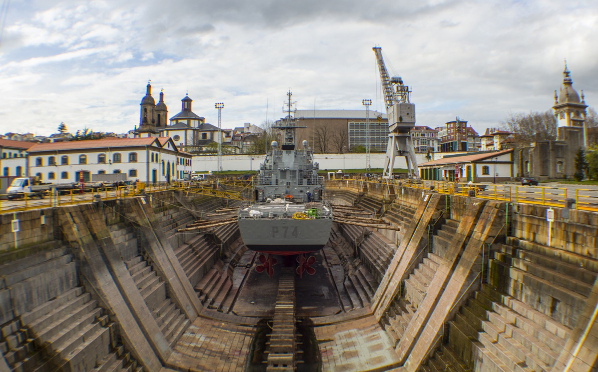Ferrol. dique de la campana