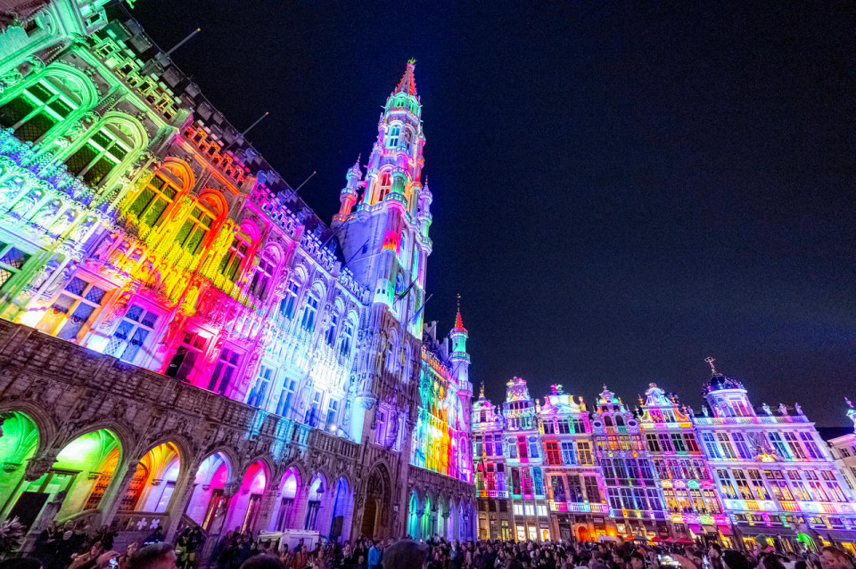 Luz y sonido, en la Grand Place