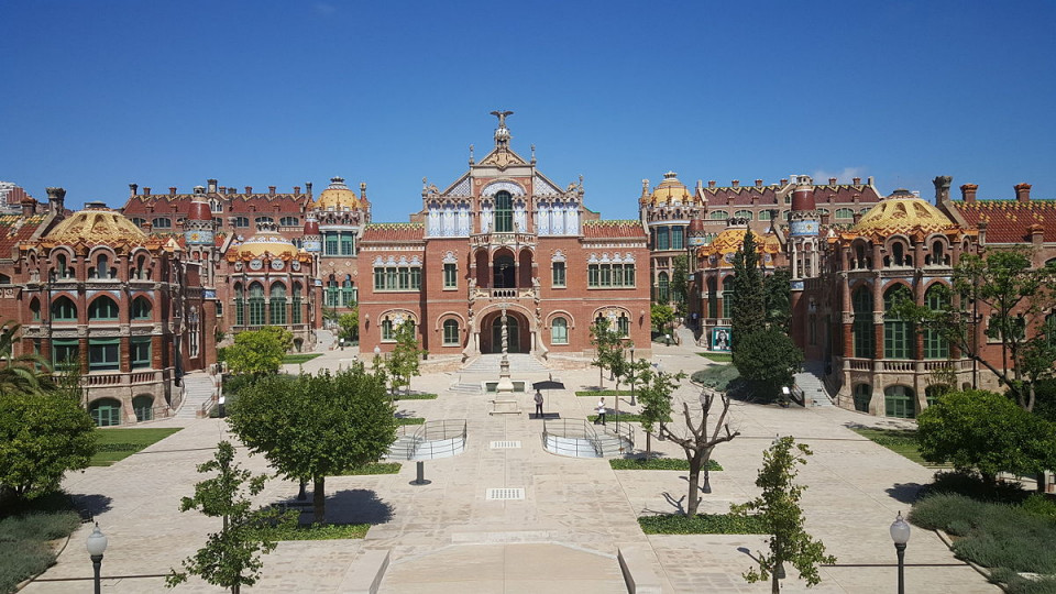 Barcelona, Recinto Modernista de Santa Creu