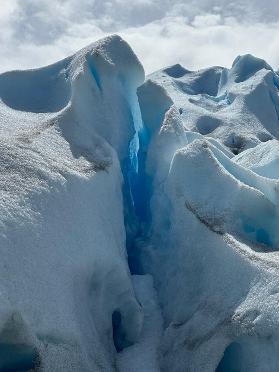 Grieta en el glaciar