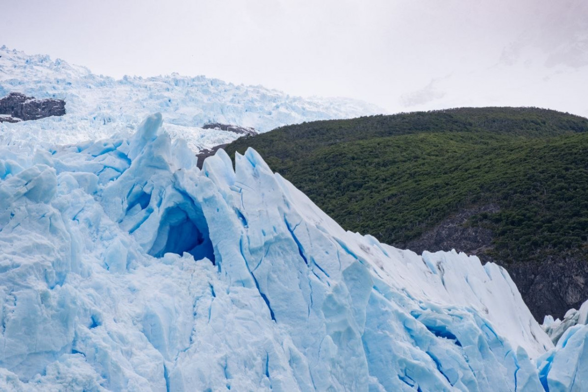 Grutas que se forman en el glaciar