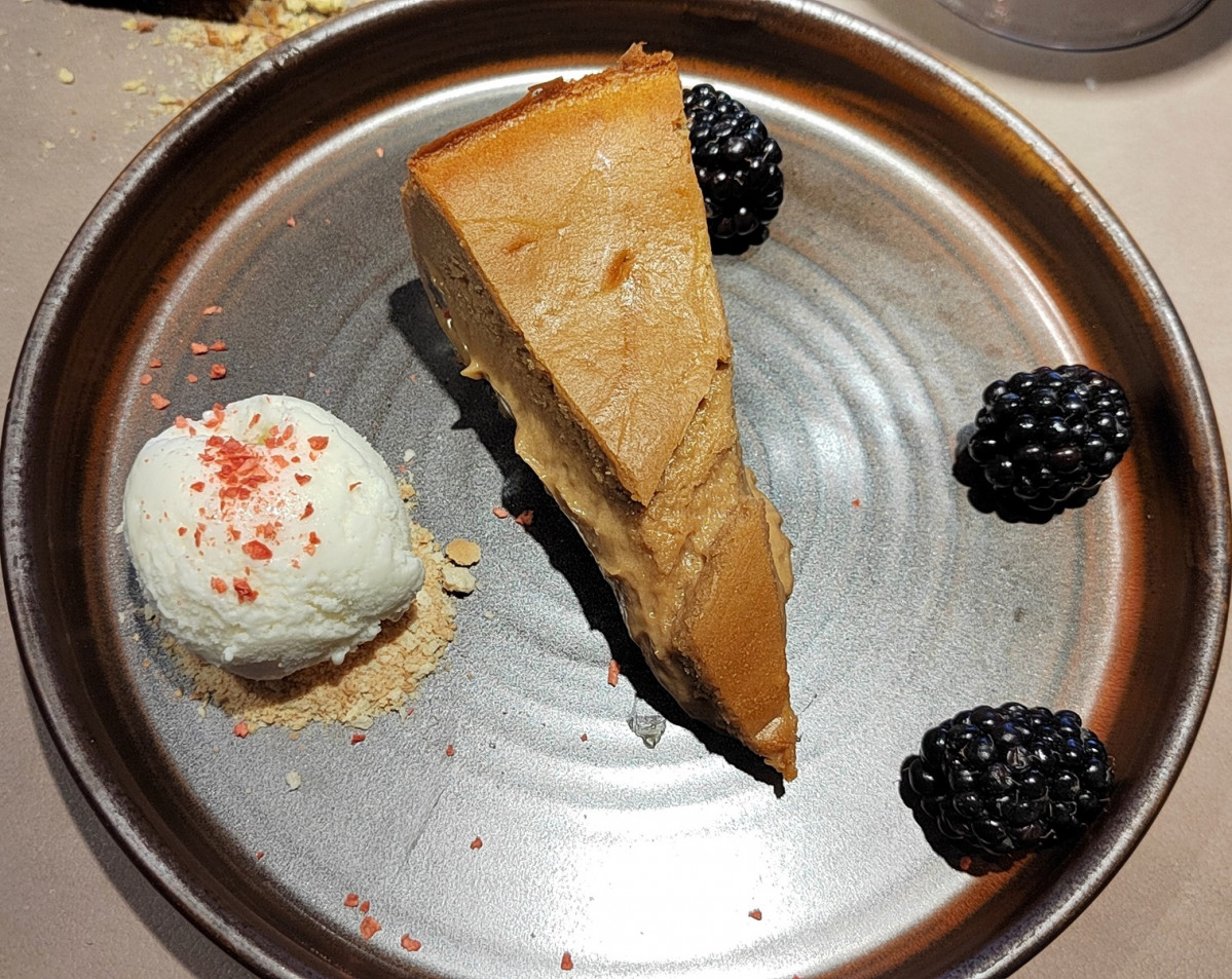 Tarta cremosa de galletas Lotus  Lobo