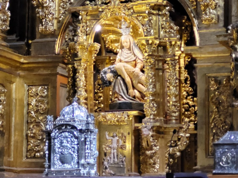 San Marcelo, retablo churrigueresco.