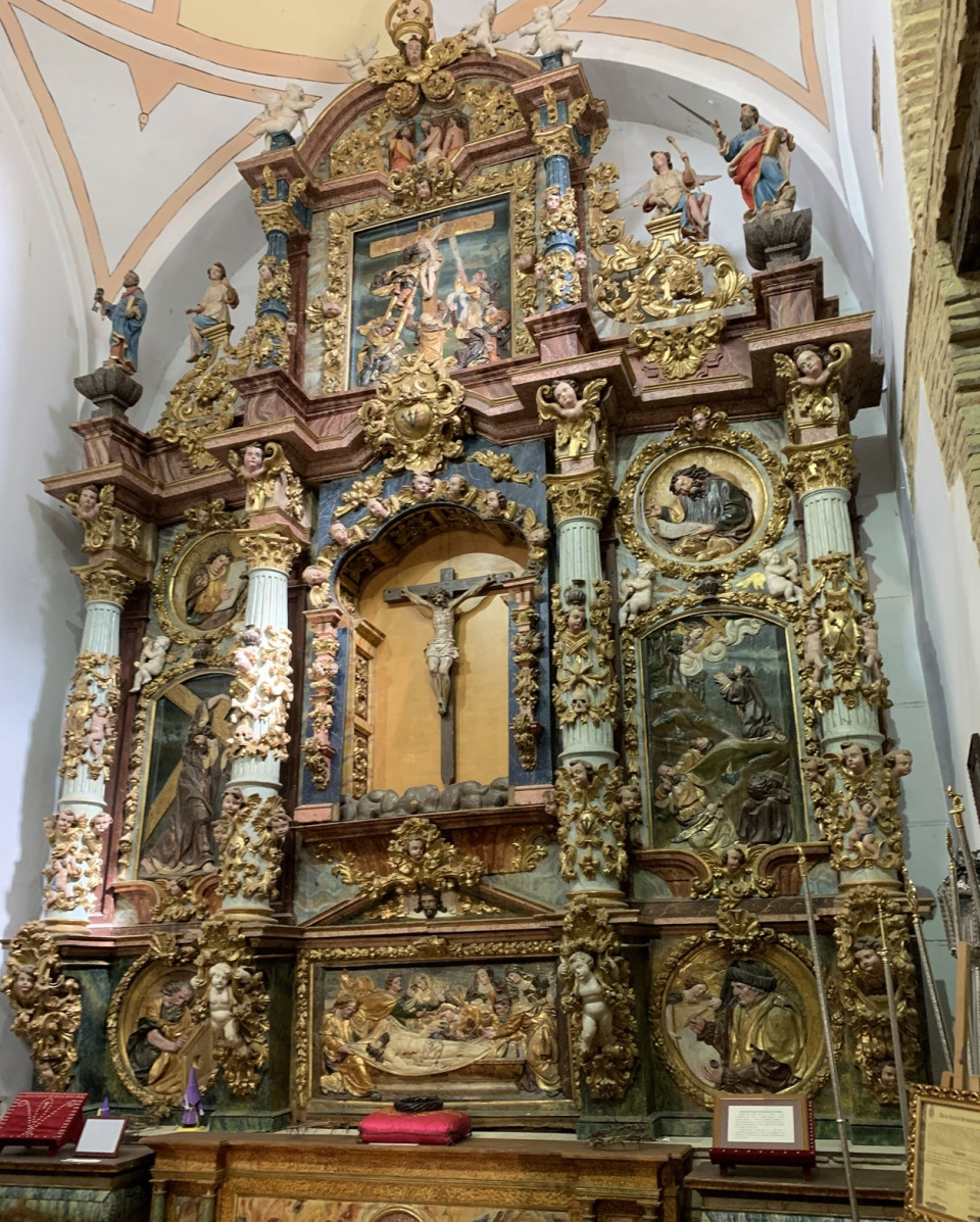 Retablo en la Iglesia de San Lorenzo, Sahagun, foto Anton Alonso