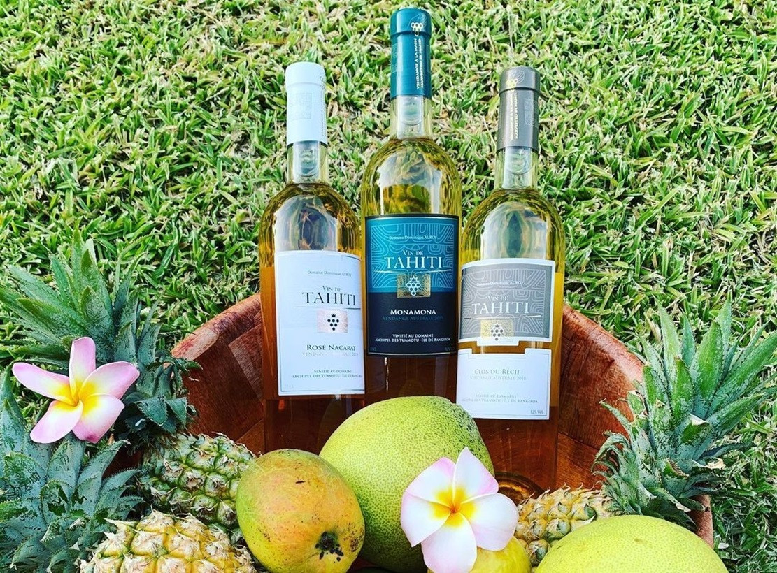 Vino de Tahiti, producido en la isla de Rangiroa
