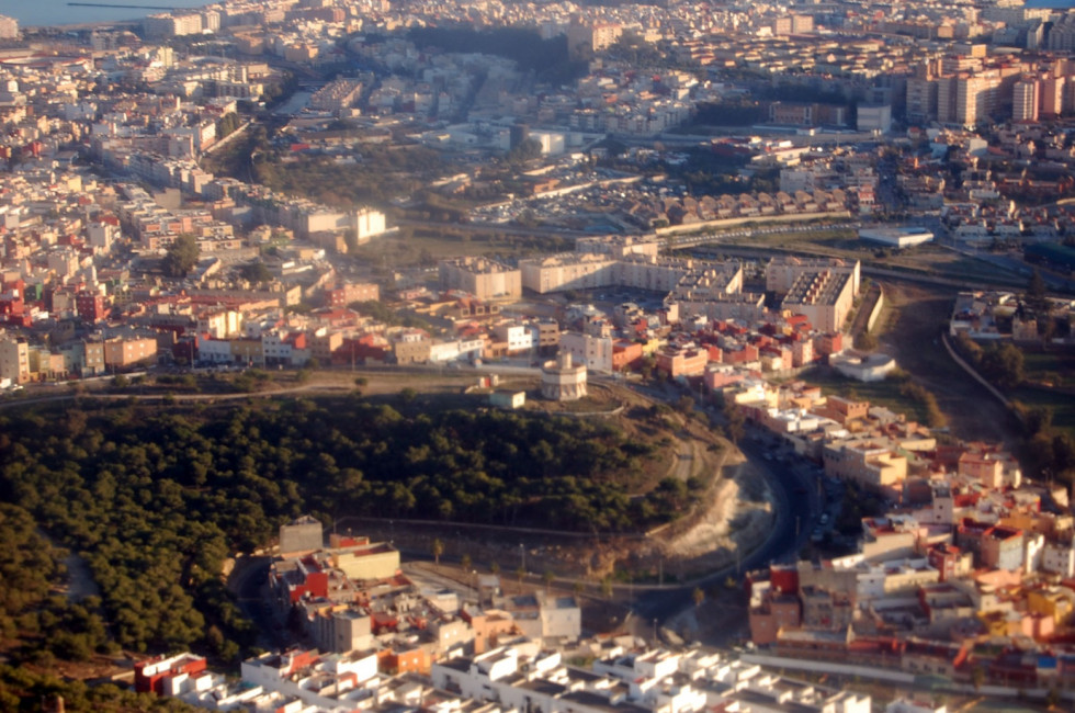 Melilla, Vista aérea