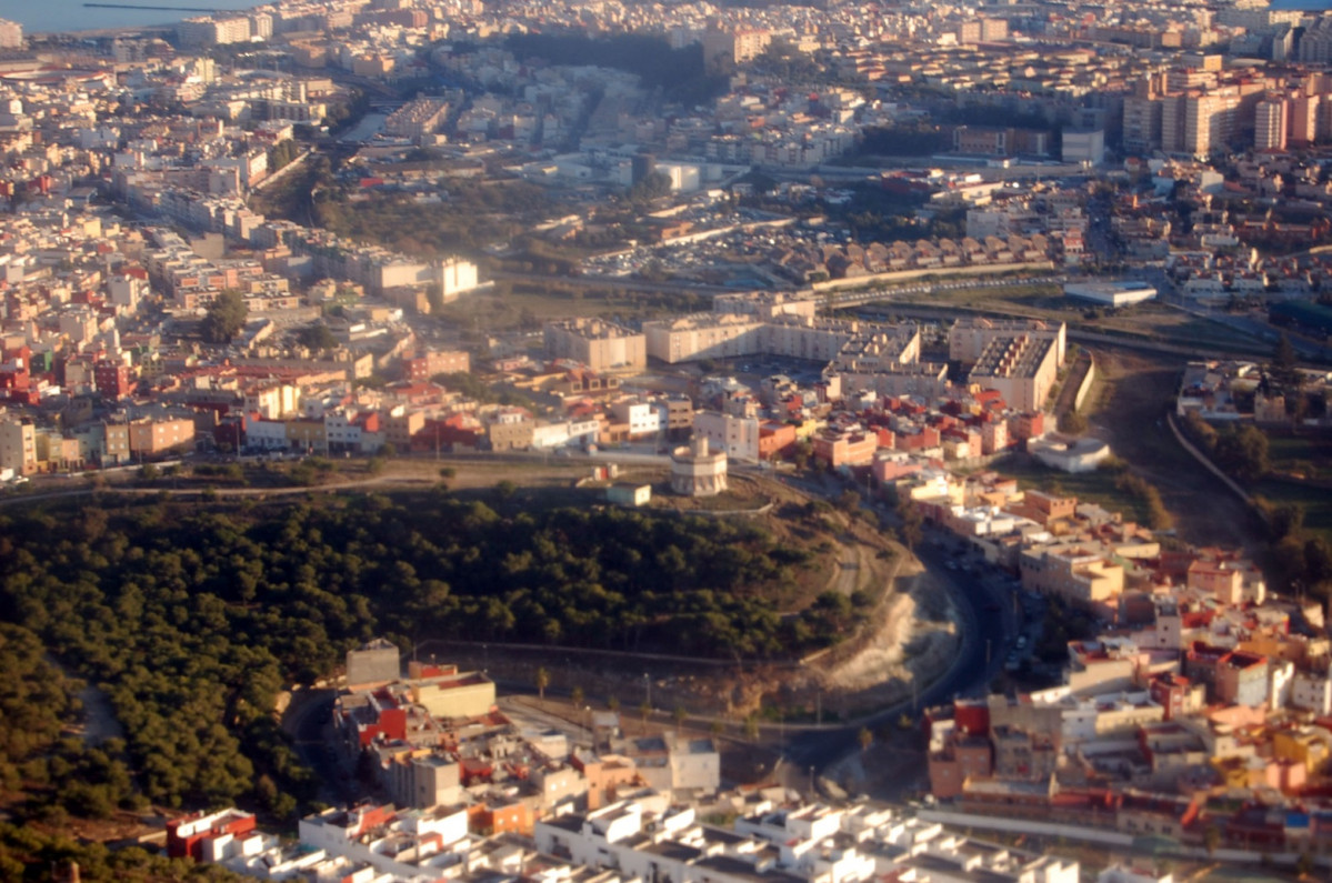 Melilla, Vista au00e9rea