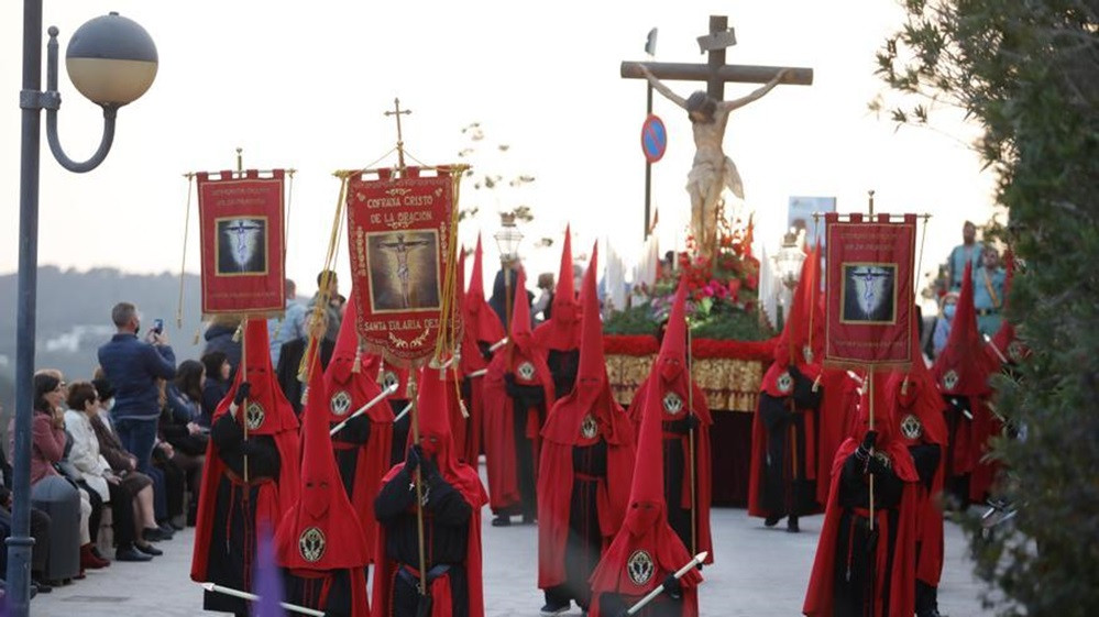 Viernes Santo, en la Plaza de Sant Francesc