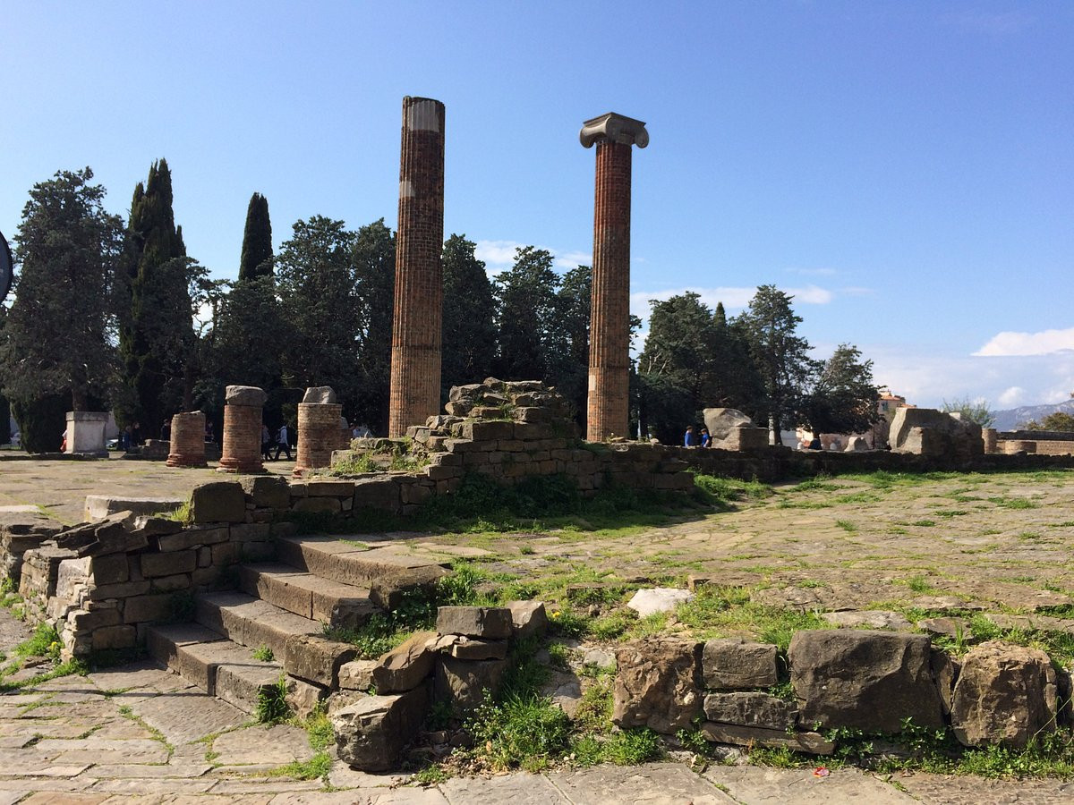 Ruins of basilica in, Tieste