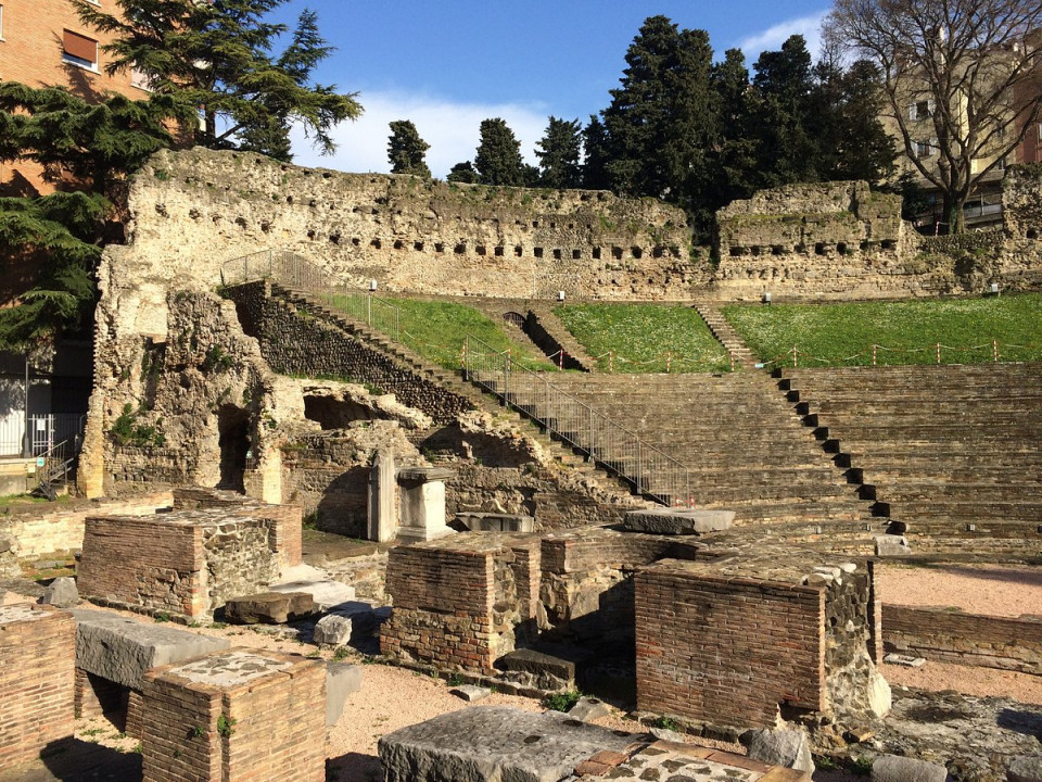 Ruinas del Teatro Romano, Trieste