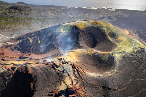 El nuevo volcán en Cumbre Vieja, una joya de Isla de La Palma