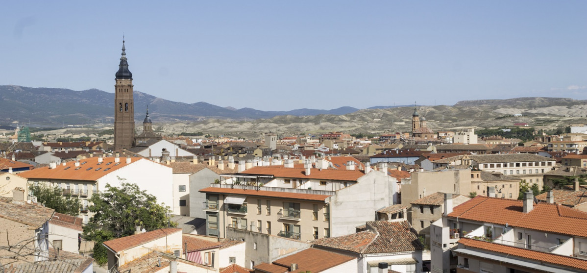 Calatayud, vista aérea